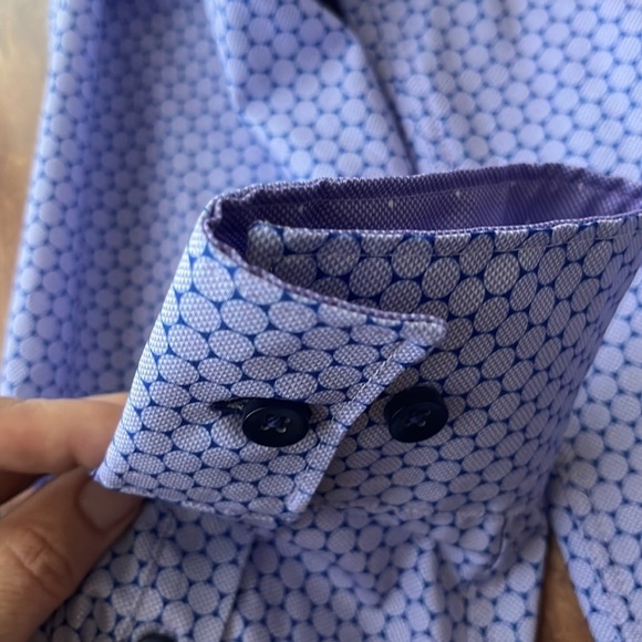 Con.Struct Slim Fit Stretch Button Down Shirt Size S - Picture 8 of 11